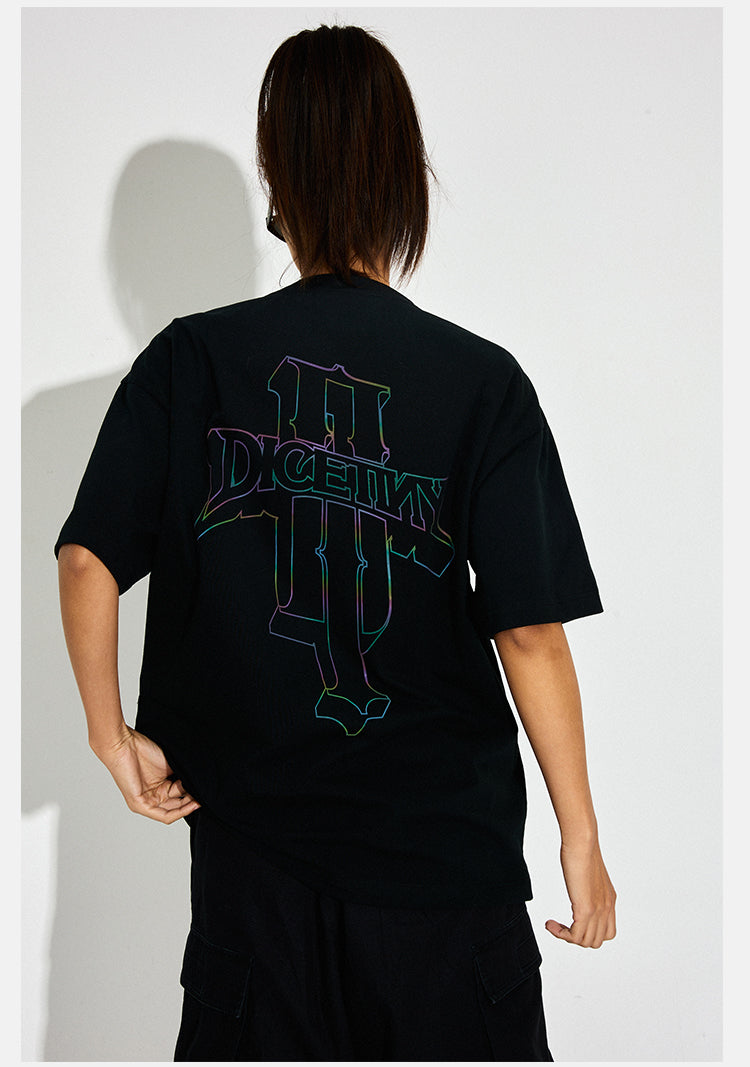 DICETINY Reflective Logo Tee