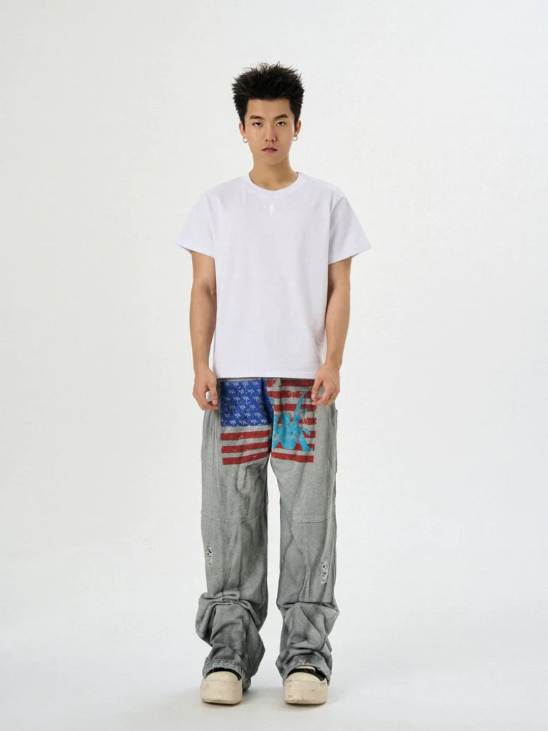 KARMANISTIC Standard Logo Embroidery Boxy Fit Tee