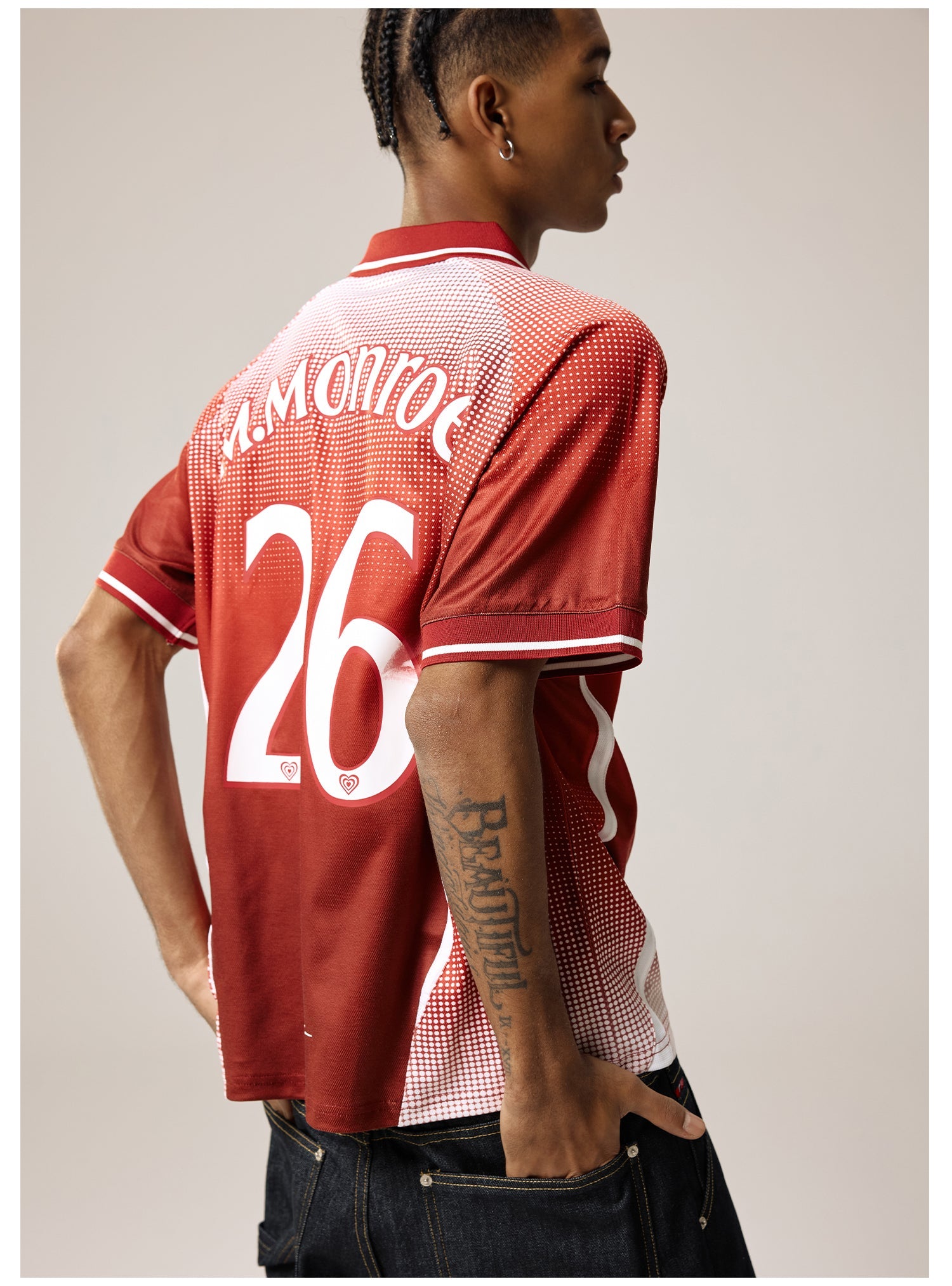 Remedy Luv & Kisses Soccer Jersey Polo Shirt