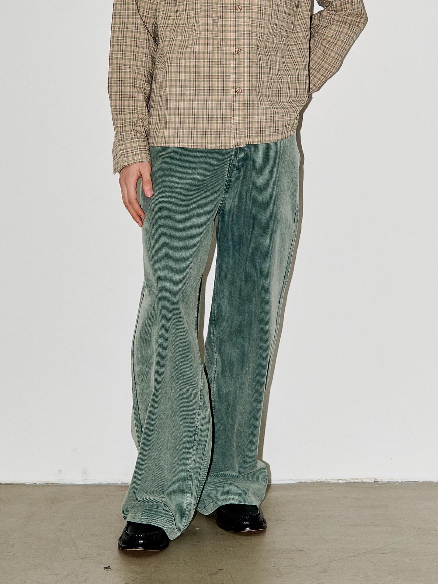 LIBERAFIT Vintage Corduroy Baggy Pants