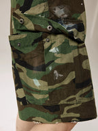 Remedy Paint Stained Camouflage Work Cargo Shorts