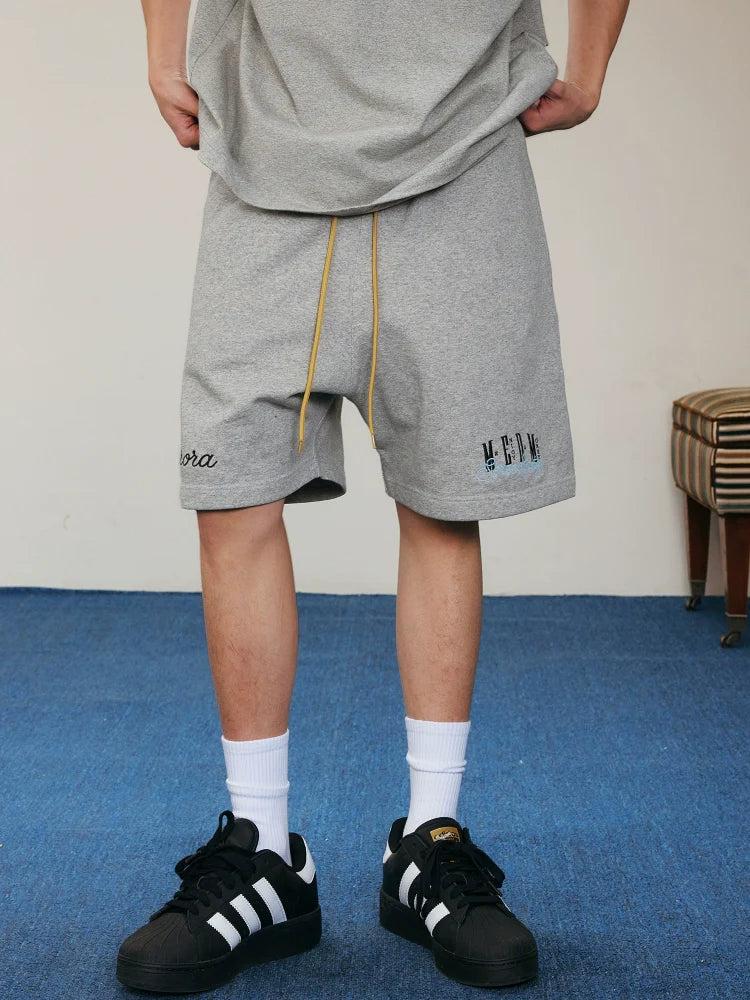 MEDM 3D Embroidered Sweat Shorts