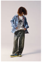 Remedy Wave Plaid Reversible Long Sleeve Shirt
