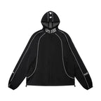 1807 Logo Star Print UV Protection Sports Track Jacket