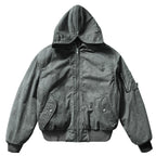 Remedy Multi Zipper Reversible MA-1 Bomber Jacket