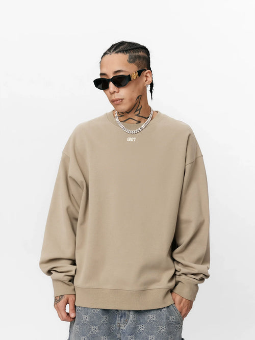 1807 Basic Logo Printed Sweatshirt