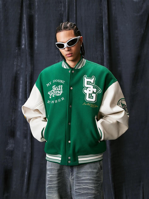 1807 Devil Angel Varsity Jacket