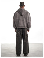 F3F Select Wasteland Distressed Zip Up Hoodie