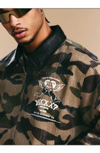 1807 18X7 Camouflage Print Detroit Jacket