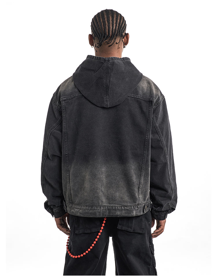 F3F Select Washed Denim Hoodie