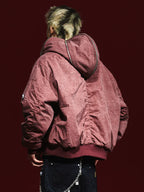 Remedy Multi Zipper Reversible MA-1 Bomber Jacket