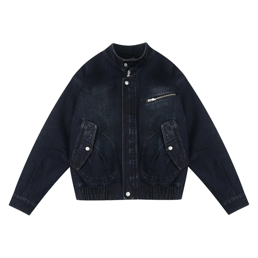 Labt Washed Denim Wellington Jacket