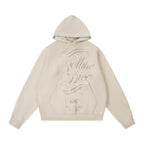 1807 ROLLTHEDICE Vintage Printed Distressed Hoodie