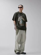 F2CE Patchwork Color Block Utility Work Pants