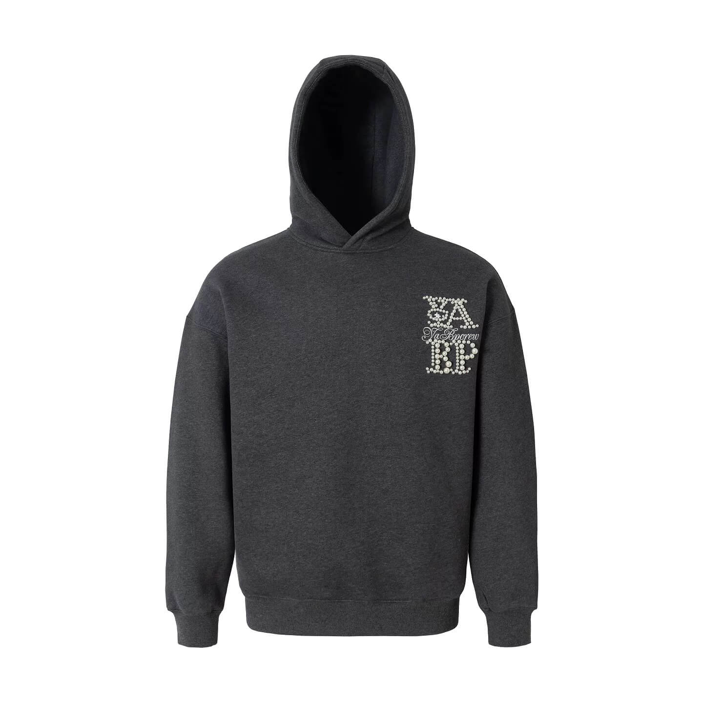 YADcrew x BIPOLAR Logo Pearl Embroidered Hoodie