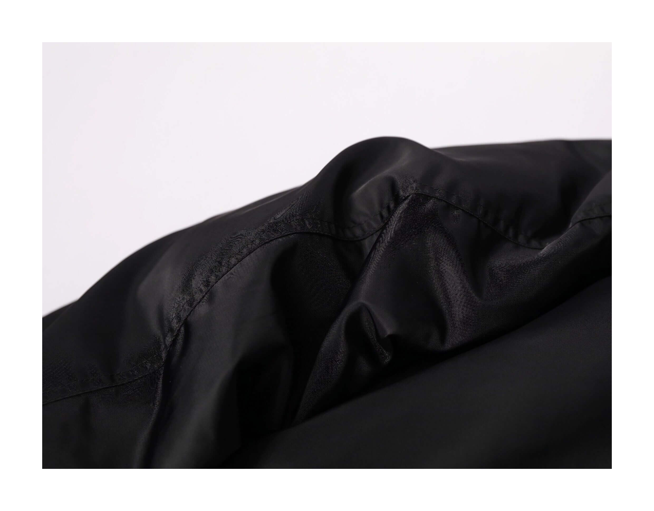 KARMANISTIC Embroidered Hooded Puffer Bomber Jacket