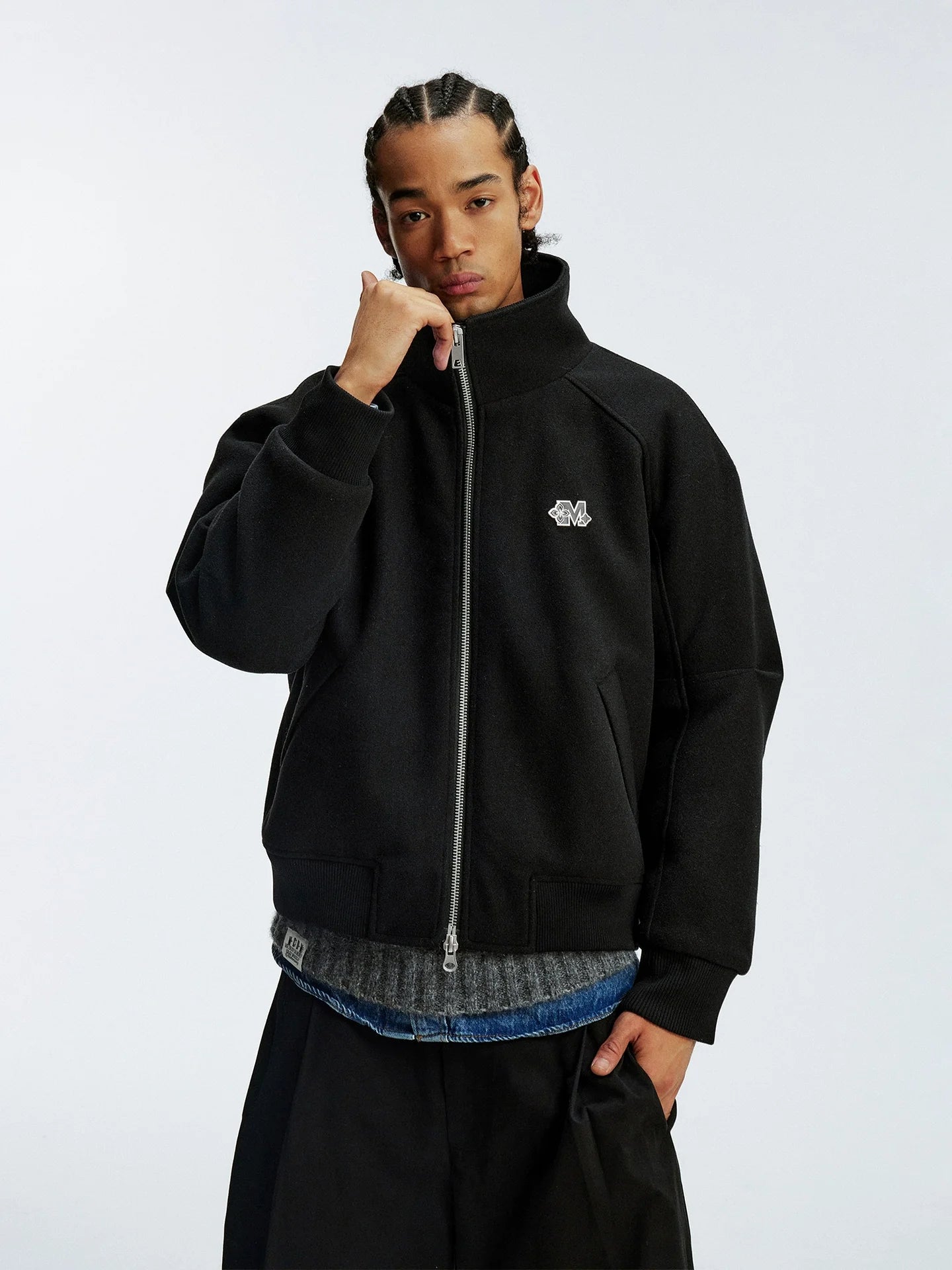 MEDM Metal Logo Tweed Jacket