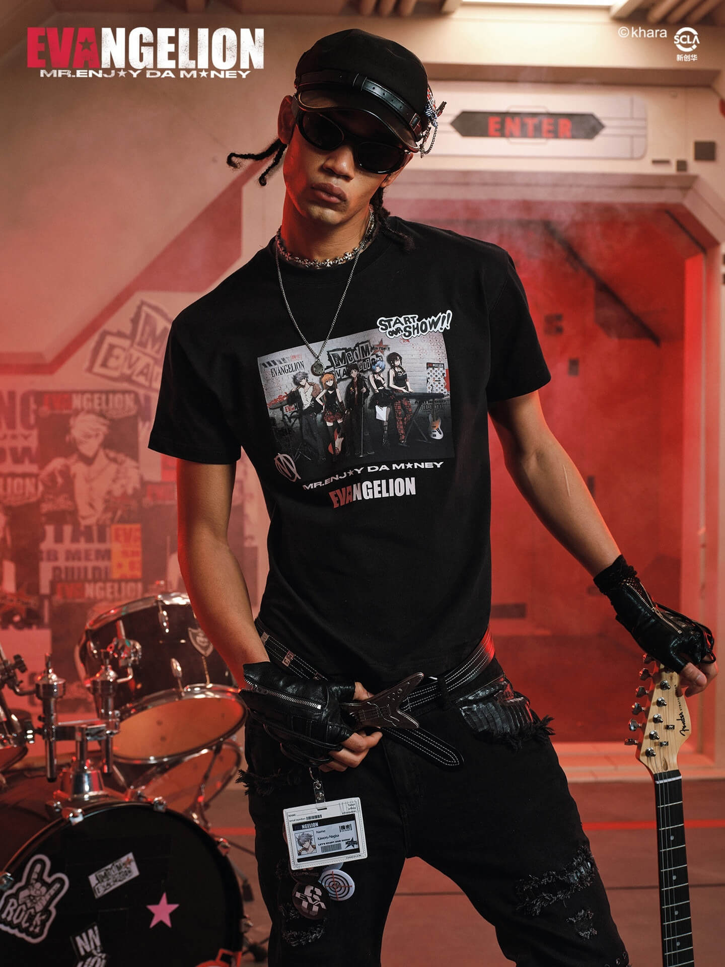 MEDM x EVA NEVER END Key Art Print Tee