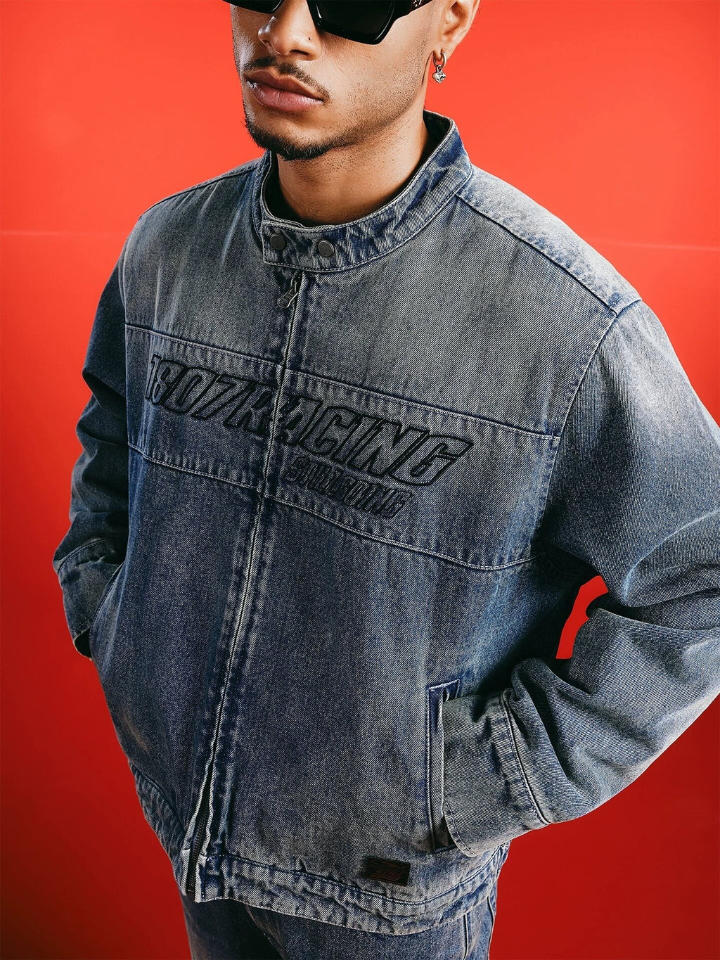 1807 Racing Washed Denim Jacket