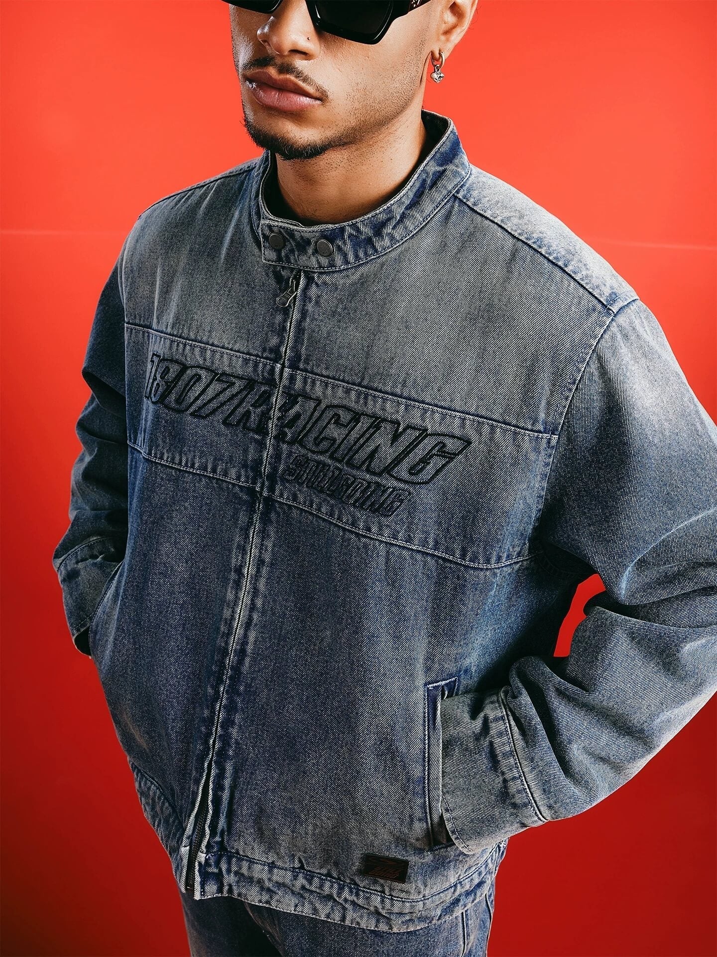 1807 Racing Washed Denim Jacket
