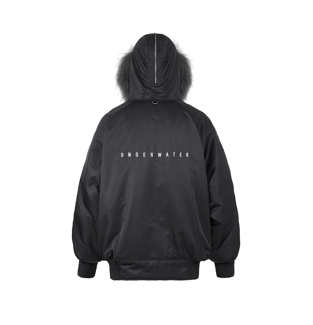 UNDERWATER  N-2B Waterproof Nylon Bomber Jacket