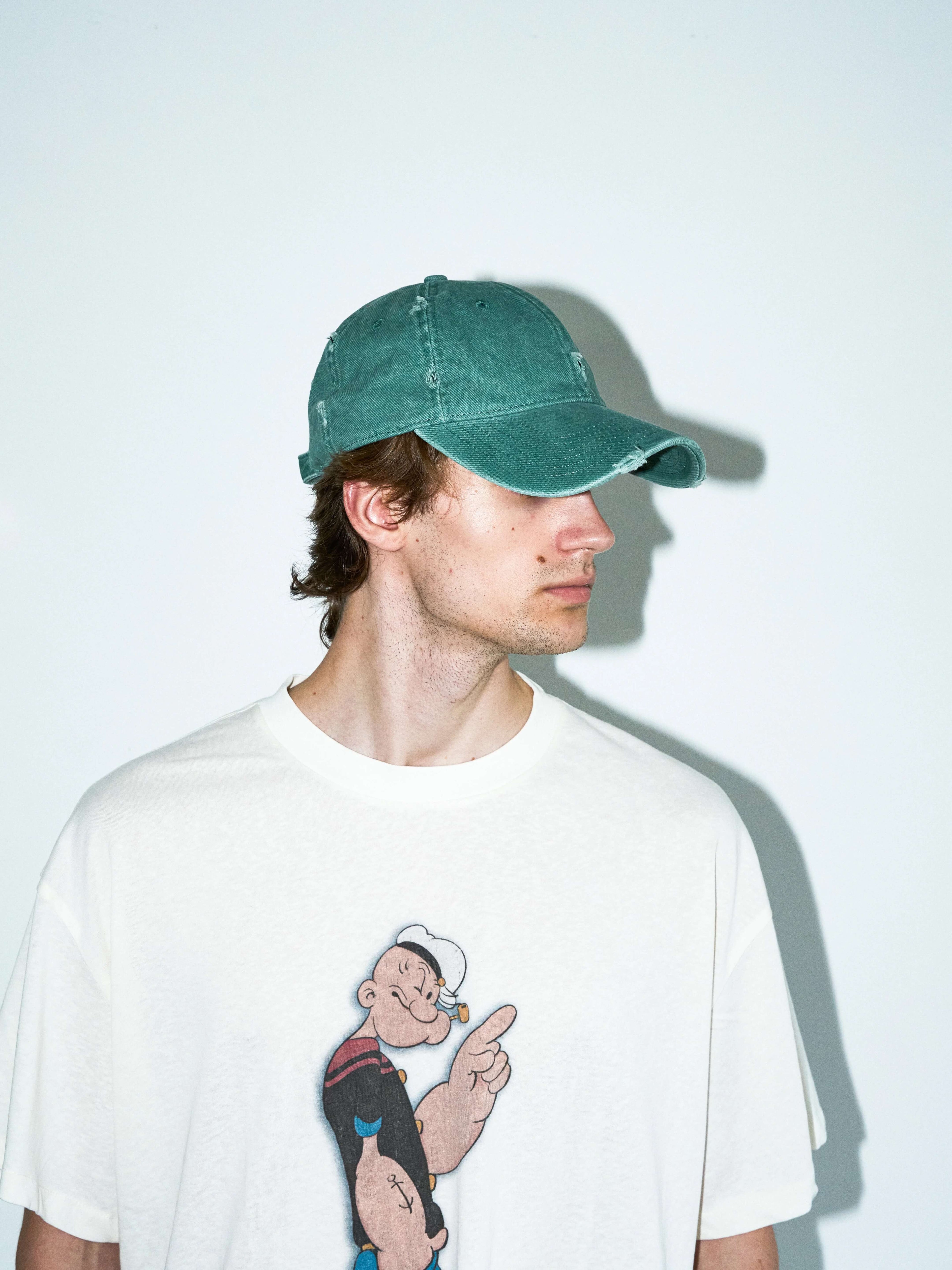 LIBERAFIT Vintage Washed Distressed Dad Cap