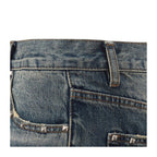 KARMANISTIC Riveted Washed Baggy Jeans