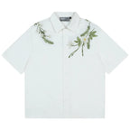 Harsh and Cruel Floral Embroidered Cuban Shirt