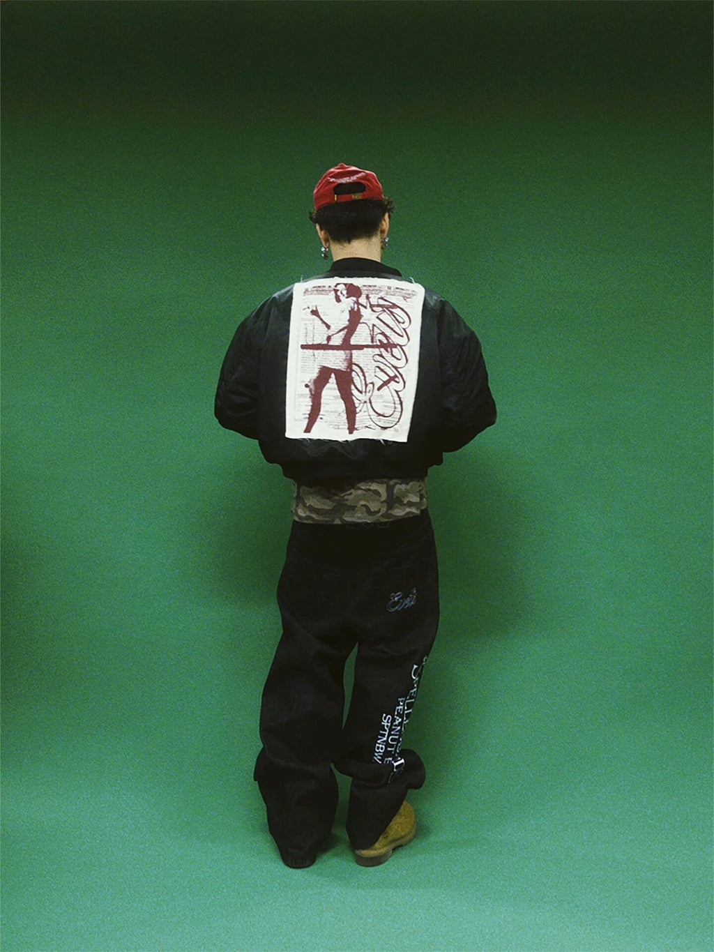 EVETS Black MA-1 Bomber Jacket