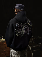 YADcrew x BIPOLAR Puzzle Pearl Embroidered Hoodie