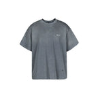 UNDERWATER Handmade Cut Distressed Dust Blue Tee