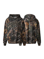 RUSURE Tree Camouflage Logo Patch Embroidered Hoodie