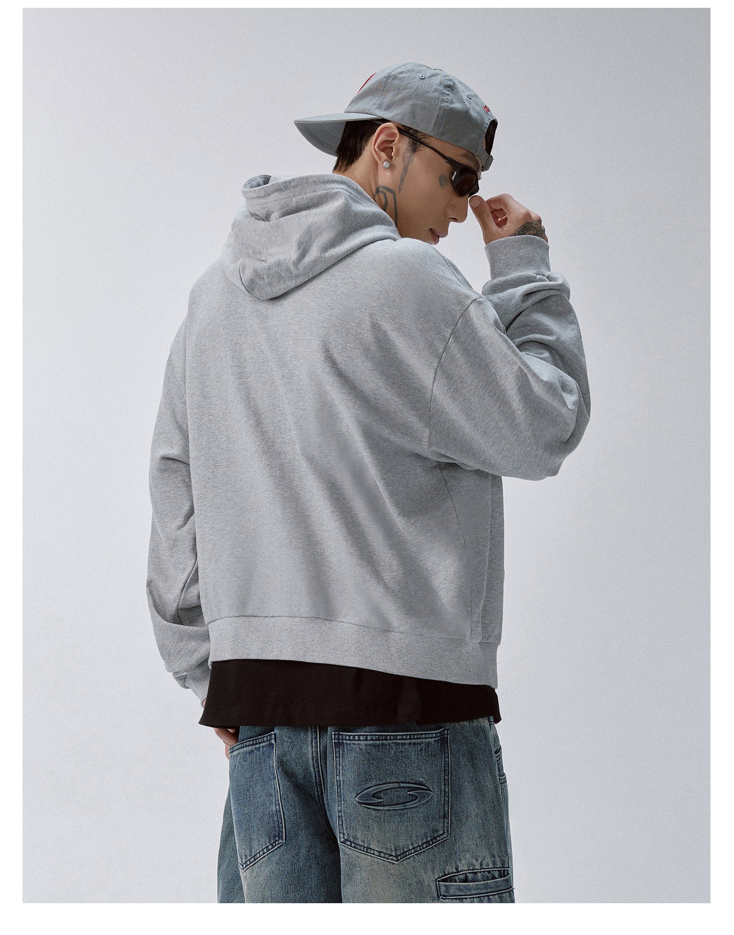 F2CE Embroidery Patch Zip Up Hoodie