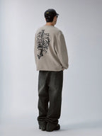 F2CE Bone Print Waffle Long Sleeve Tee