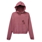 F2CE Washed Destruction Metal Logo Hoodie