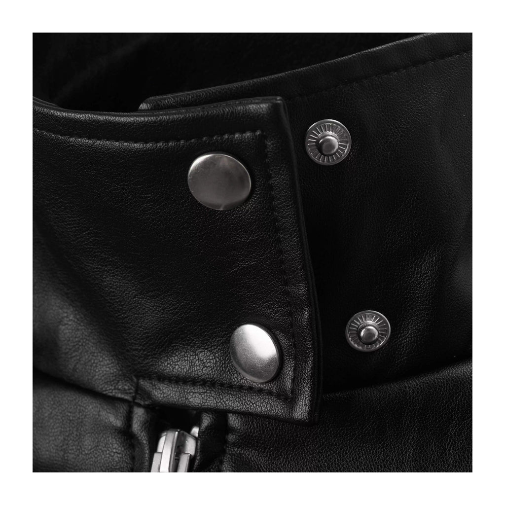 KARMANISTIC Racing Short Leather Jacket