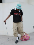 STEEPC Amigos Patch Embroidered Polo Shirt