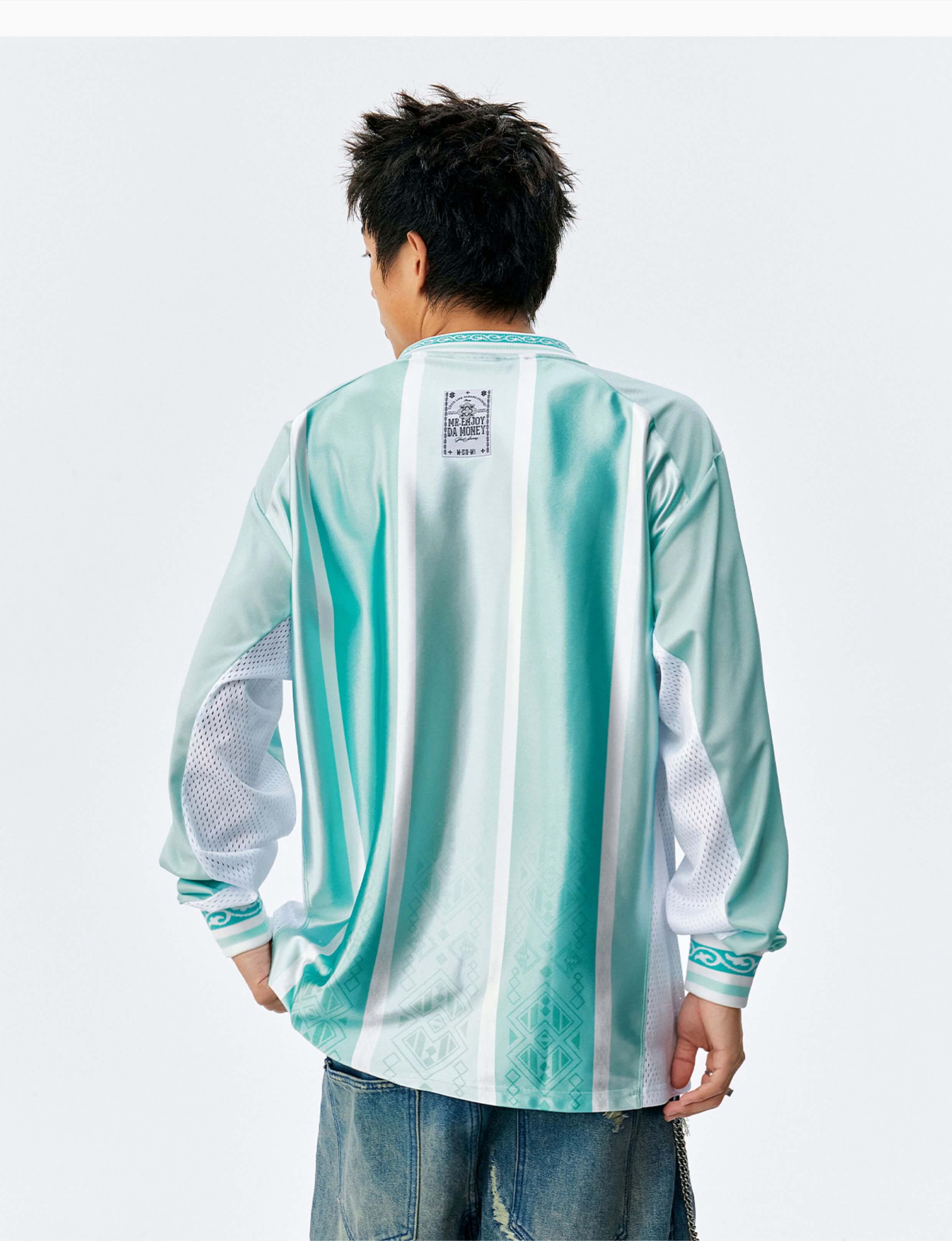 MEDM Ethnic Pattern Long Sleeve Jersey