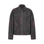 UNDERWATER Studded Western Denim Jacket