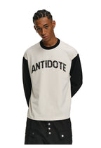 ANTIDOTE Color Stone Studded Long Sleeve Tee