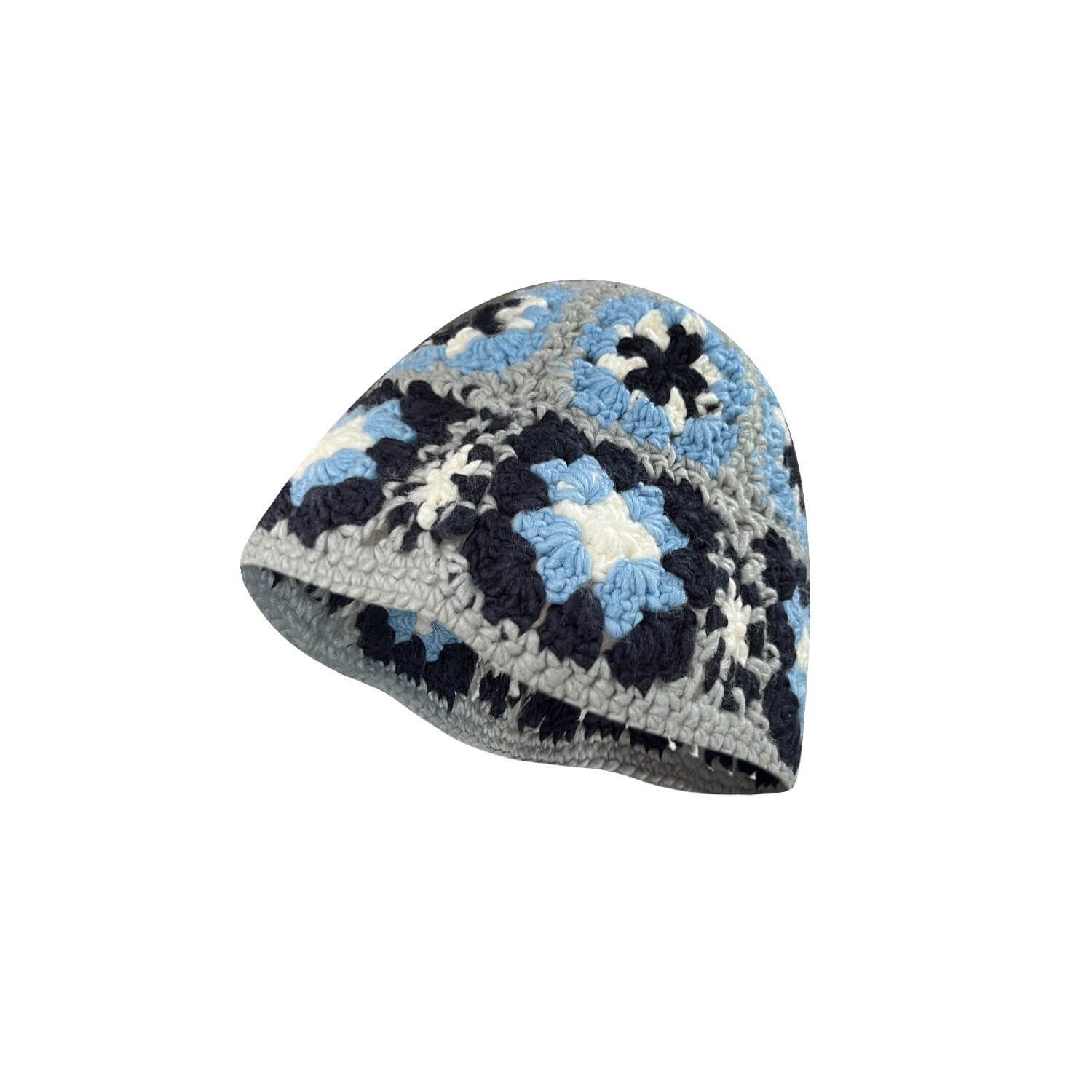 S45 Floral Knit Bucket Hat
