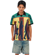 EVILKNIGHT(EK) Graffiti Star Jersey Polo