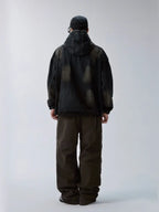 F2CE Reworked Patch Hooded Denim Jacket