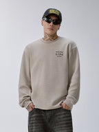 F2CE Bone Print Waffle Long Sleeve Tee