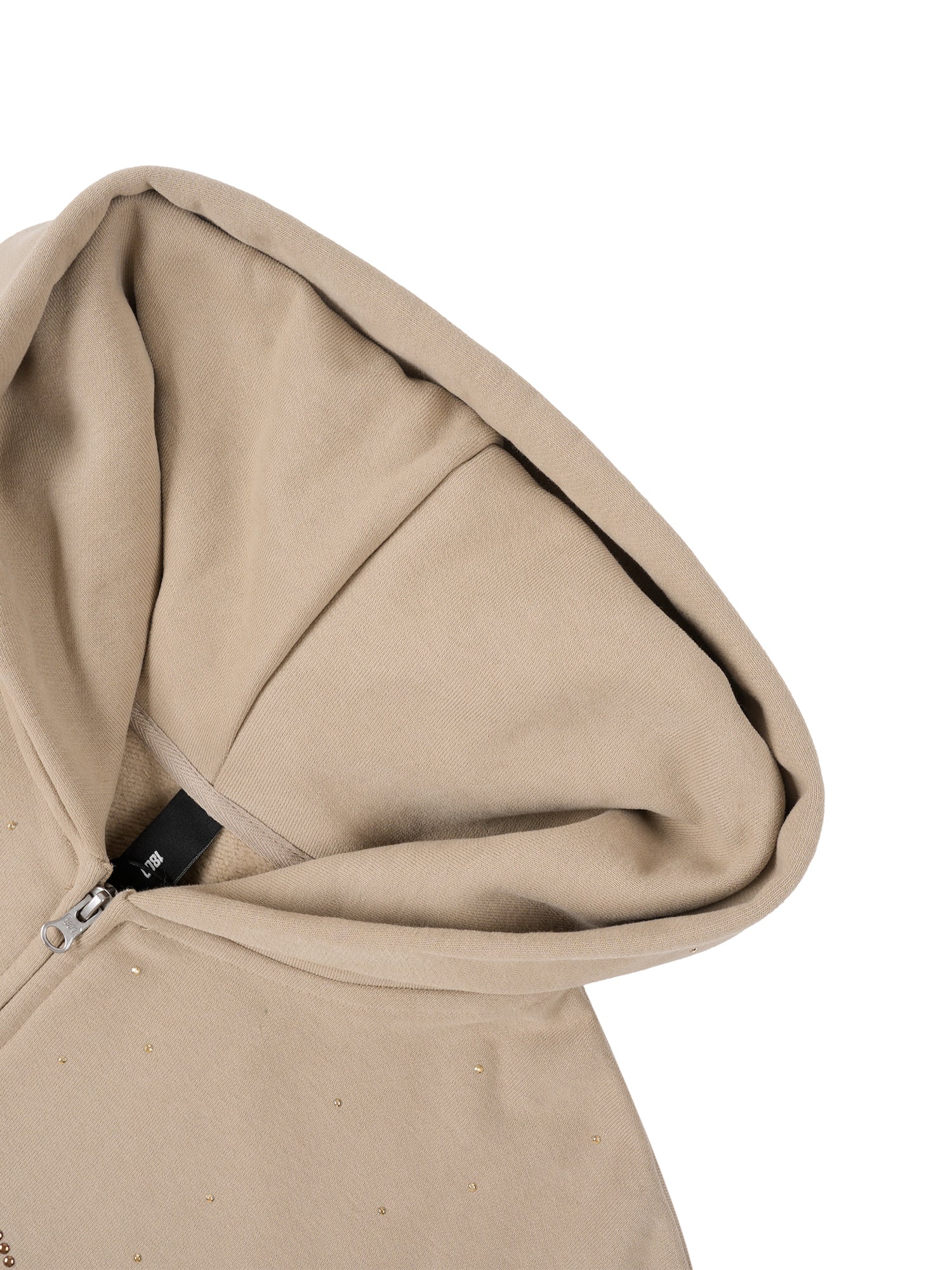 1807 Logo Studs Zip Up Hoodie