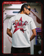 MEDM x EVA NEVER END Cute Character Star Key Art Print Tee