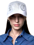 KARMANISTIC Embroidered Letters Trucker Hat