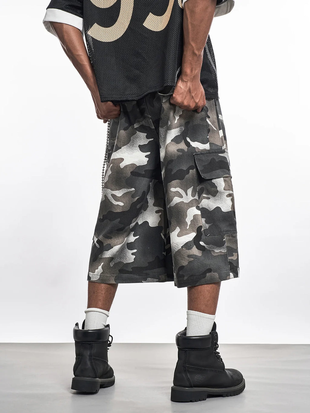 F3F Select Functional Camouflage Baggy Shorts