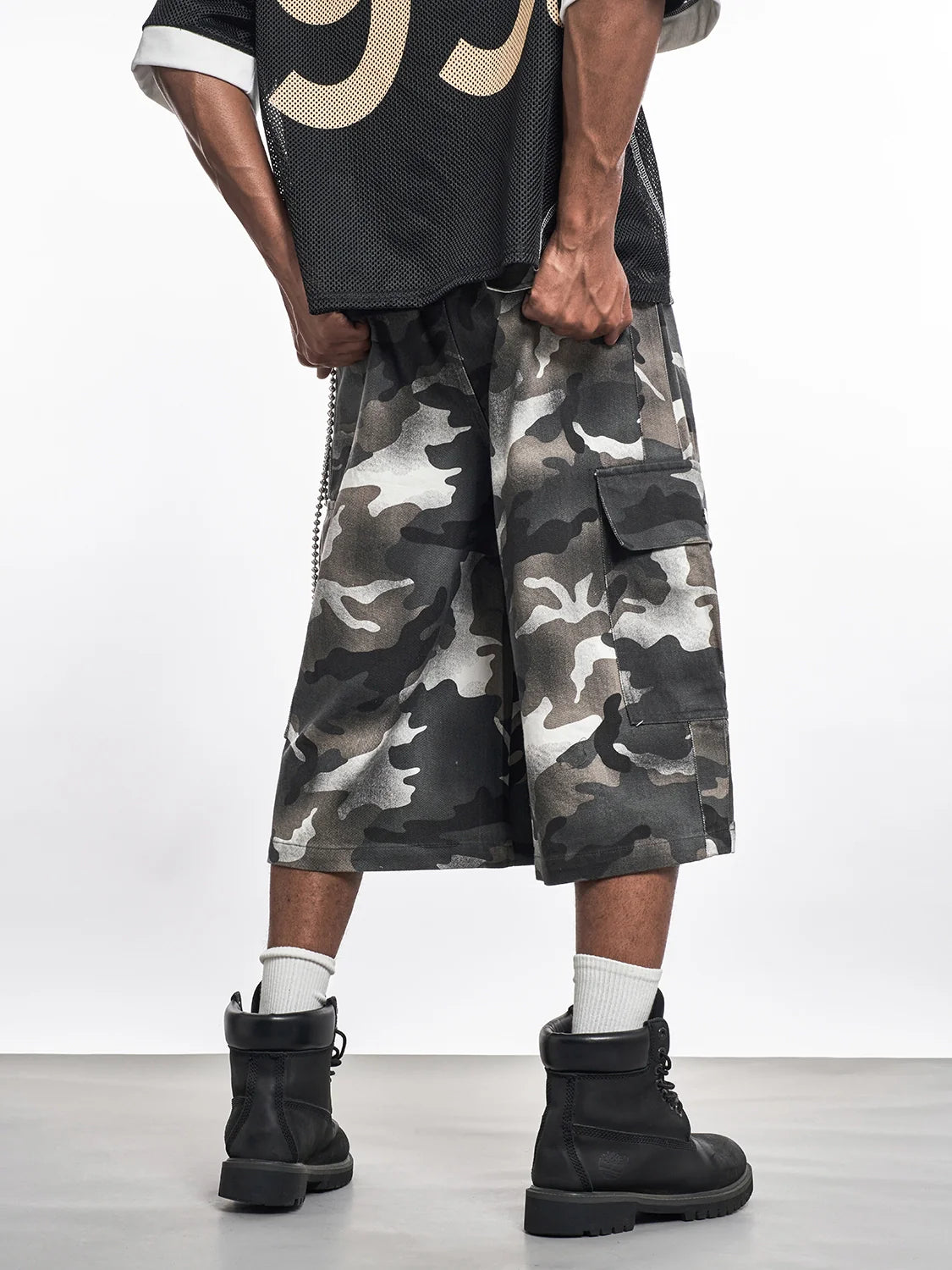 F3F Select Functional Camouflage Baggy Shorts