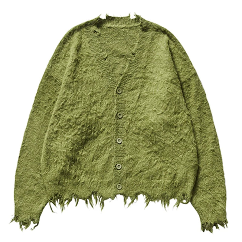 Remedy Distressed Knit Cardigan
